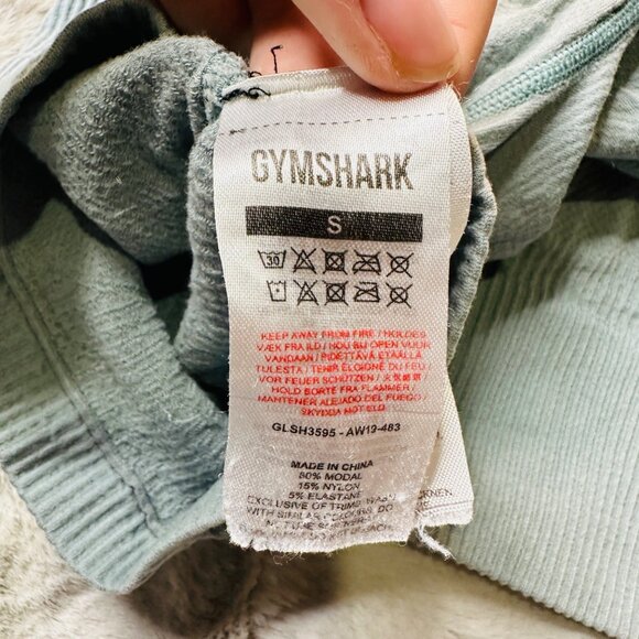 Gymshark Shorts Womens Small Seamless Bike High Waisted Ribbed   Activewear - Picture 7 of 12